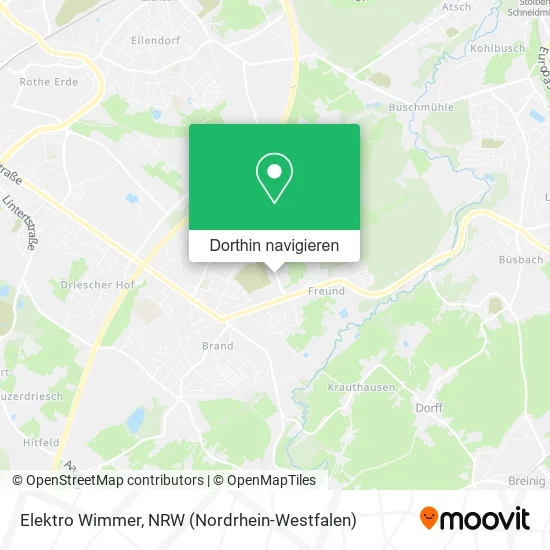 Elektro Wimmer Karte