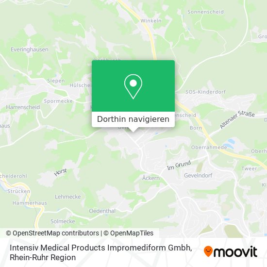 Intensiv Medical Products Impromediform Gmbh Karte