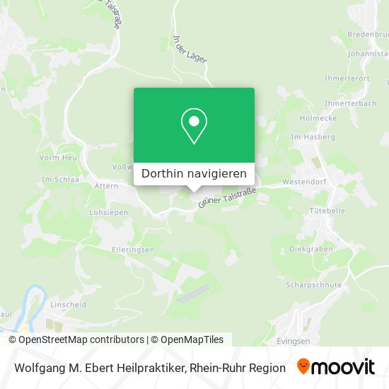 Wolfgang M. Ebert Heilpraktiker Karte