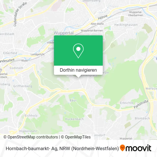 Hornbach-baumarkt- Ag Karte