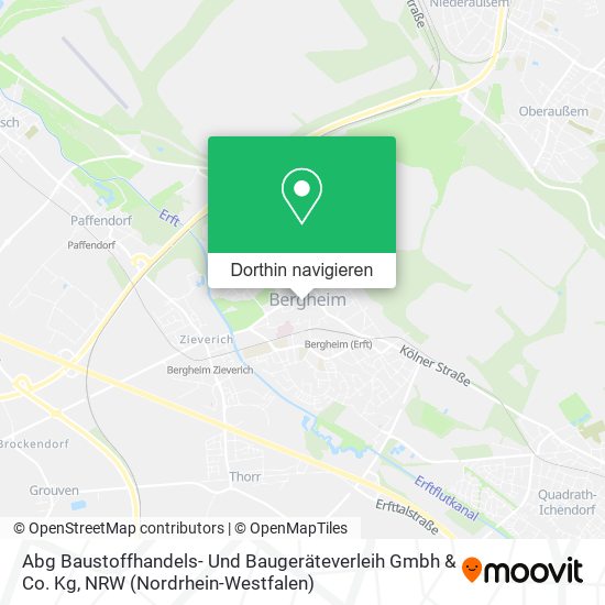 Abg Baustoffhandels- Und Baugeräteverleih Gmbh & Co. Kg Karte
