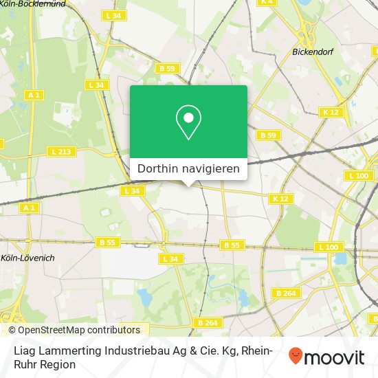 Liag Lammerting Industriebau Ag & Cie. Kg Karte