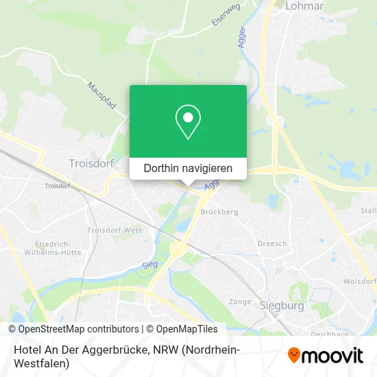 Hotel An Der Aggerbrücke Karte