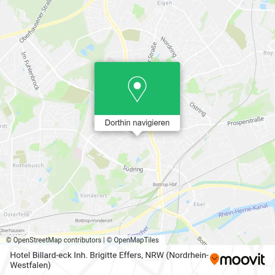 Hotel Billard-eck Inh. Brigitte Effers Karte