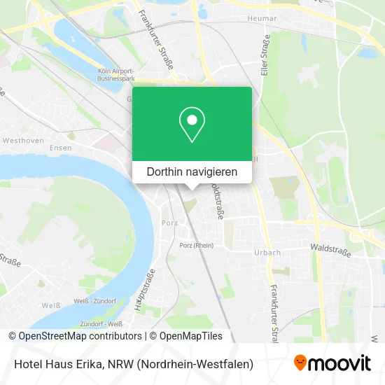 Hotel Haus Erika Karte