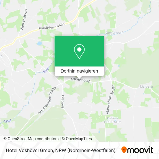 Hotel Voshövel Gmbh Karte