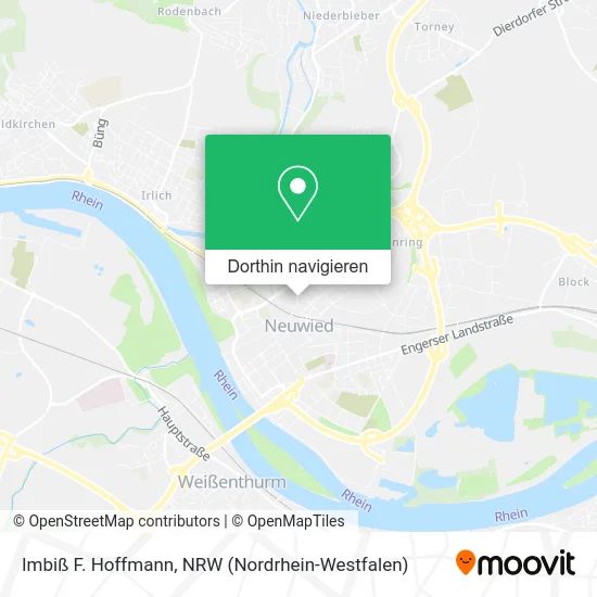 Imbiß F. Hoffmann Karte