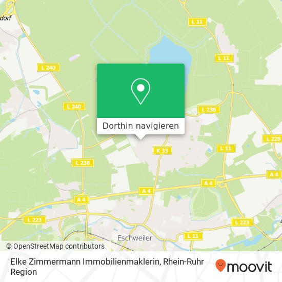 Elke Zimmermann Immobilienmaklerin Karte