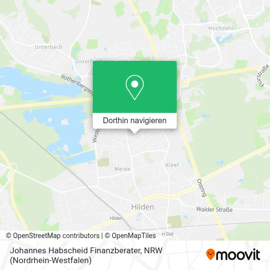 Johannes Habscheid Finanzberater Karte