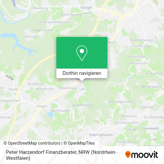 Peter Harzendorf Finanzberater Karte