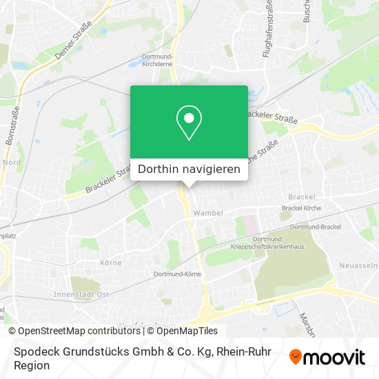 Spodeck Grundstücks Gmbh & Co. Kg Karte