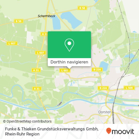 Funke & Thieken Grundstücksverwaltungs Gmbh Karte
