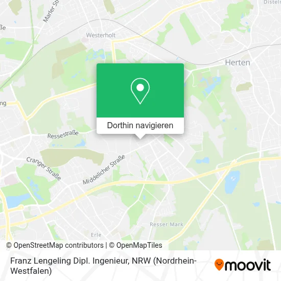 Franz Lengeling Dipl. Ingenieur Karte