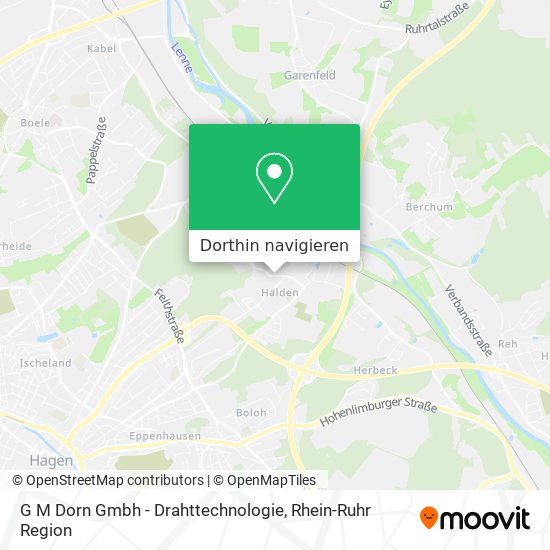 G M Dorn Gmbh - Drahttechnologie Karte
