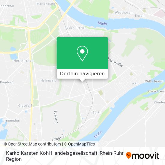 Karko Karsten Kohl Handelsgesellschaft Karte