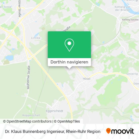 Dr. Klaus Bunnenberg Ingenieur Karte