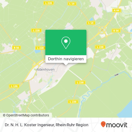 Dr. N. H. L. Koster Ingenieur Karte