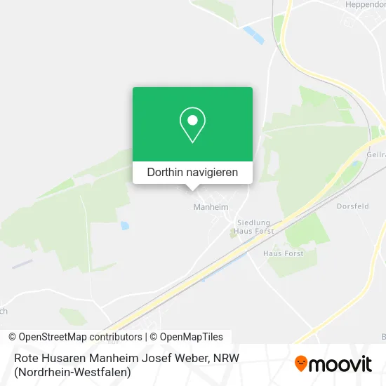 Rote Husaren Manheim Josef Weber Karte