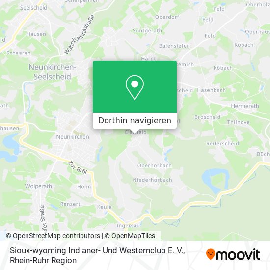 Sioux-wyoming Indianer- Und Westernclub E. V. Karte