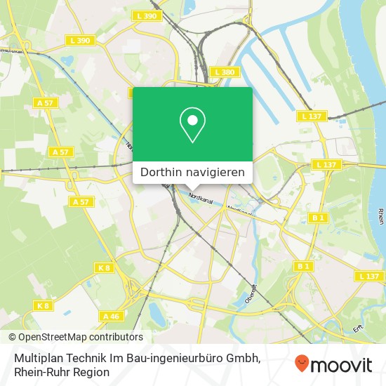 Multiplan Technik Im Bau-ingenieurbüro Gmbh Karte