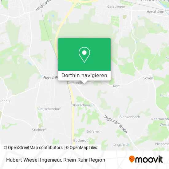 Hubert Wiesel Ingenieur Karte