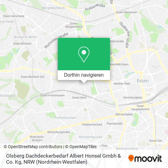 Olsberg Dachdeckerbedarf Albert Honsel Gmbh & Co. Kg Karte