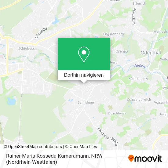 Rainer Maria Kosseda Kameramann Karte