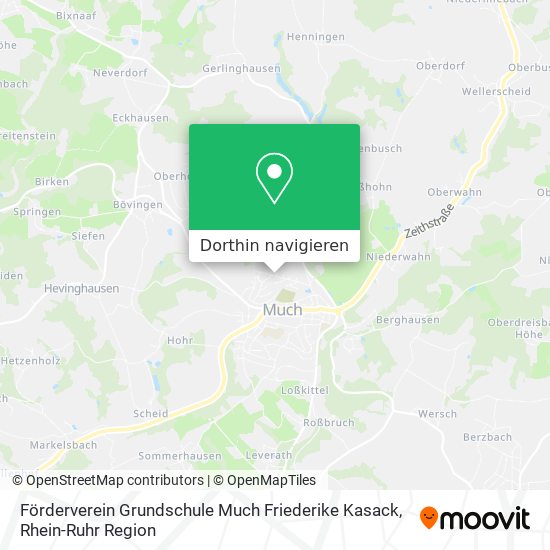 Förderverein Grundschule Much Friederike Kasack Karte