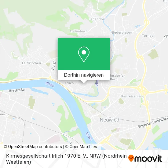 Kirmesgesellschaft Irlich 1970 E. V. Karte