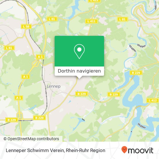 Lenneper Schwimm Verein Karte