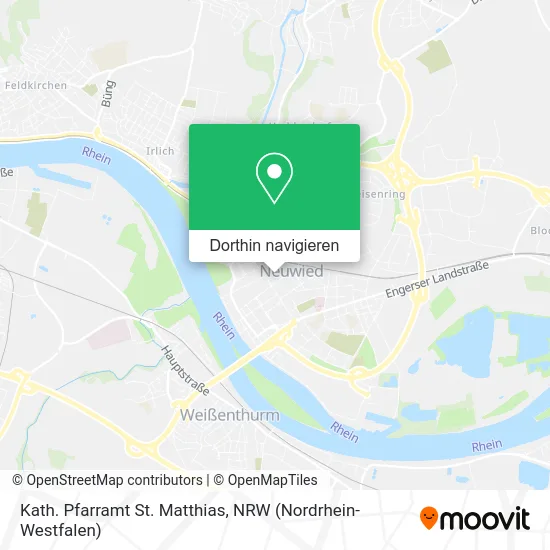 Kath. Pfarramt St. Matthias Karte