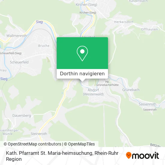 Kath. Pfarramt St. Maria-heimsuchung Karte