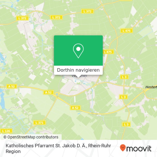 Katholisches Pfarramt St. Jakob D. Ä. Karte