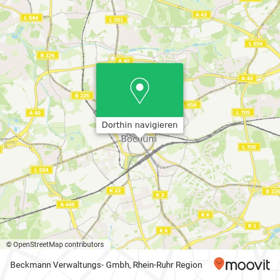 Beckmann Verwaltungs- Gmbh Karte