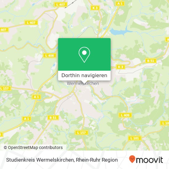 Studienkreis Wermelskirchen Karte