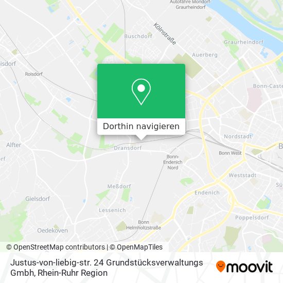Justus-von-liebig-str. 24 Grundstücksverwaltungs Gmbh Karte