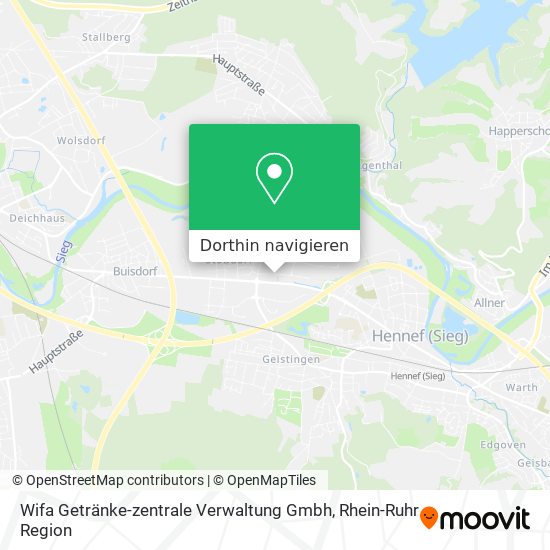 Wifa Getränke-zentrale Verwaltung Gmbh Karte