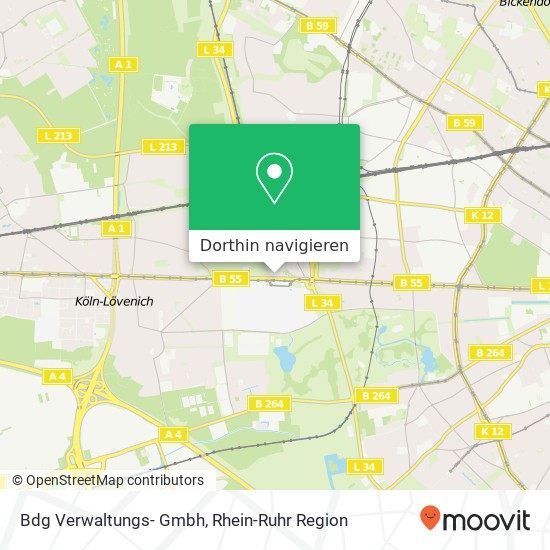 Bdg Verwaltungs- Gmbh Karte