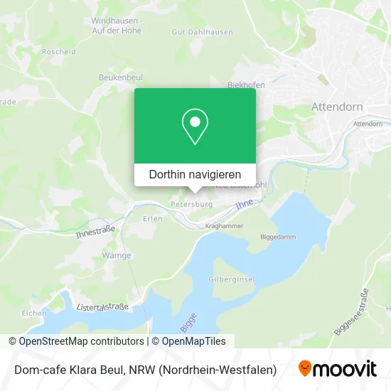 Dom-cafe Klara Beul Karte