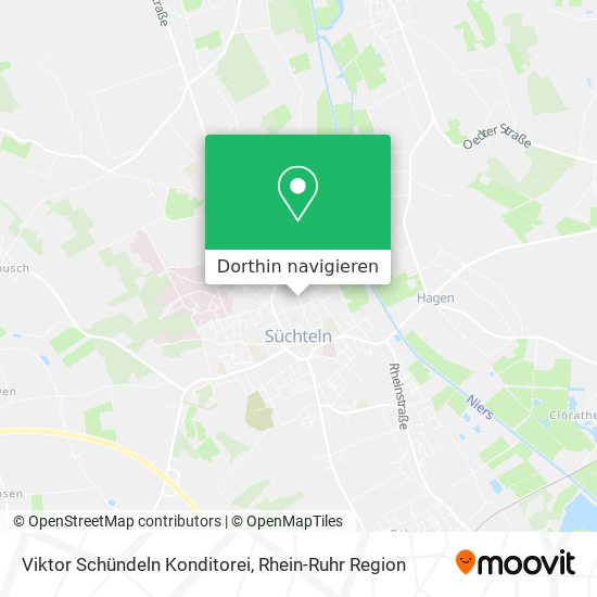 Viktor Schündeln Konditorei Karte