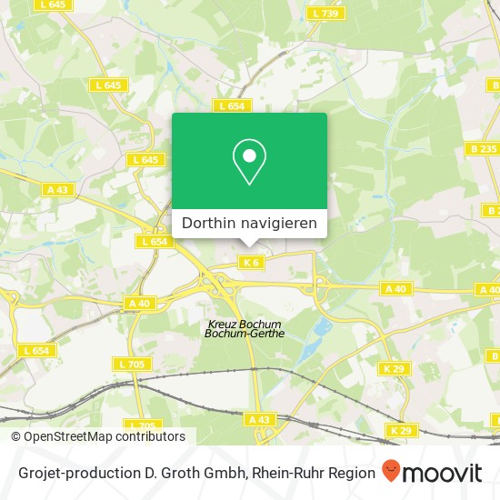 Grojet-production D. Groth Gmbh Karte