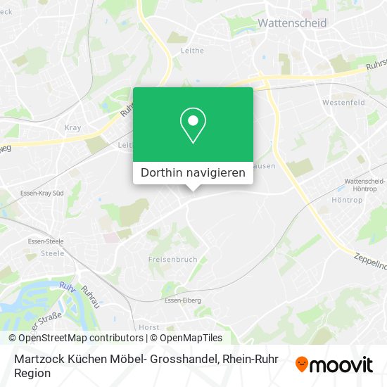 Martzock Küchen Möbel- Grosshandel Karte
