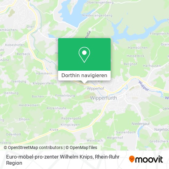 Euro-möbel-pro-zenter Wilhelm Knips Karte