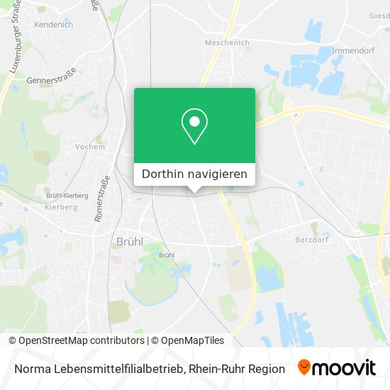 Norma Lebensmittelfilialbetrieb Karte