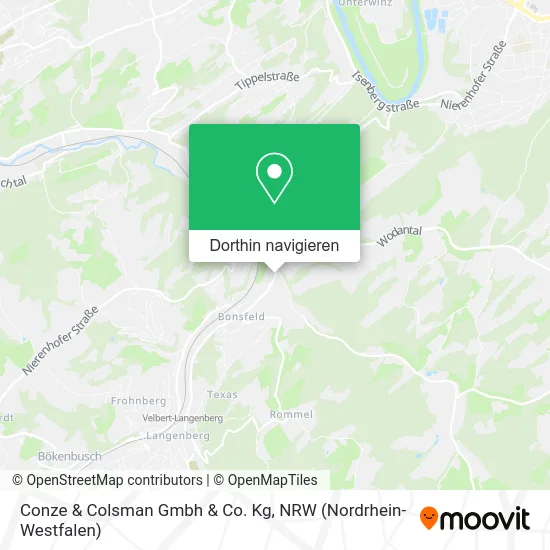 Conze & Colsman Gmbh & Co. Kg Karte