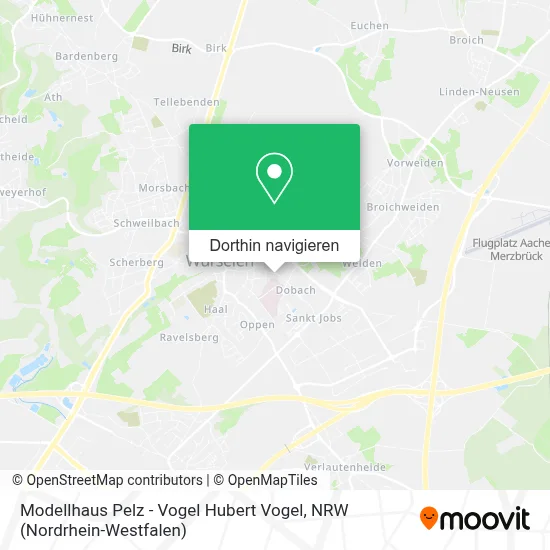 Modellhaus Pelz - Vogel Hubert Vogel Karte