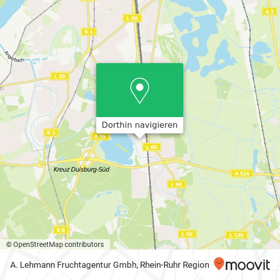 A. Lehmann Fruchtagentur Gmbh Karte