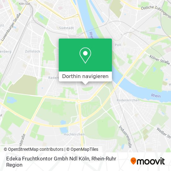 Edeka Fruchtkontor Gmbh Ndl Köln Karte