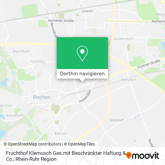 Fruchthof Klemusch Ges.mit Beschränkter Haftung & Co. Karte