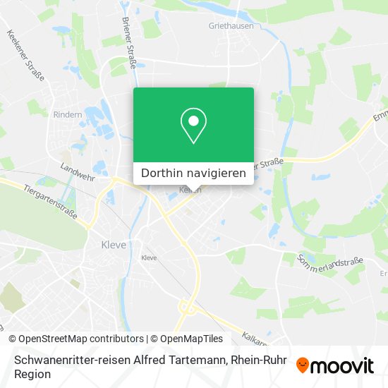 Schwanenritter-reisen Alfred Tartemann Karte